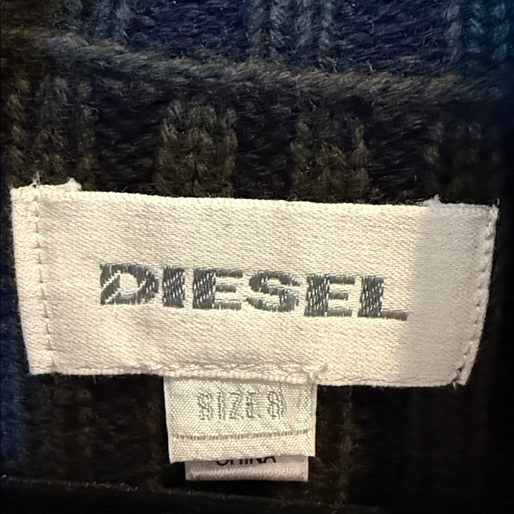 Diesel Wool-Cotton Blend Zip Up Sweater - Picture 5 of 12
